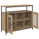 vidaXL Széf Artisan tölgy 100 x 35 x 80 cm Faanyag