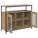 vidaXL Széf Artisan tölgy 100 x 35 x 80 cm Faanyag