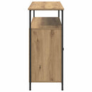 vidaXL Széf Artisan tölgy 100 x 35 x 80 cm Faanyag