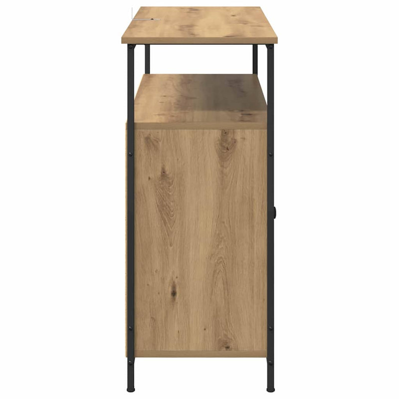 vidaXL Széf Artisan tölgy 100 x 35 x 80 cm Faanyag