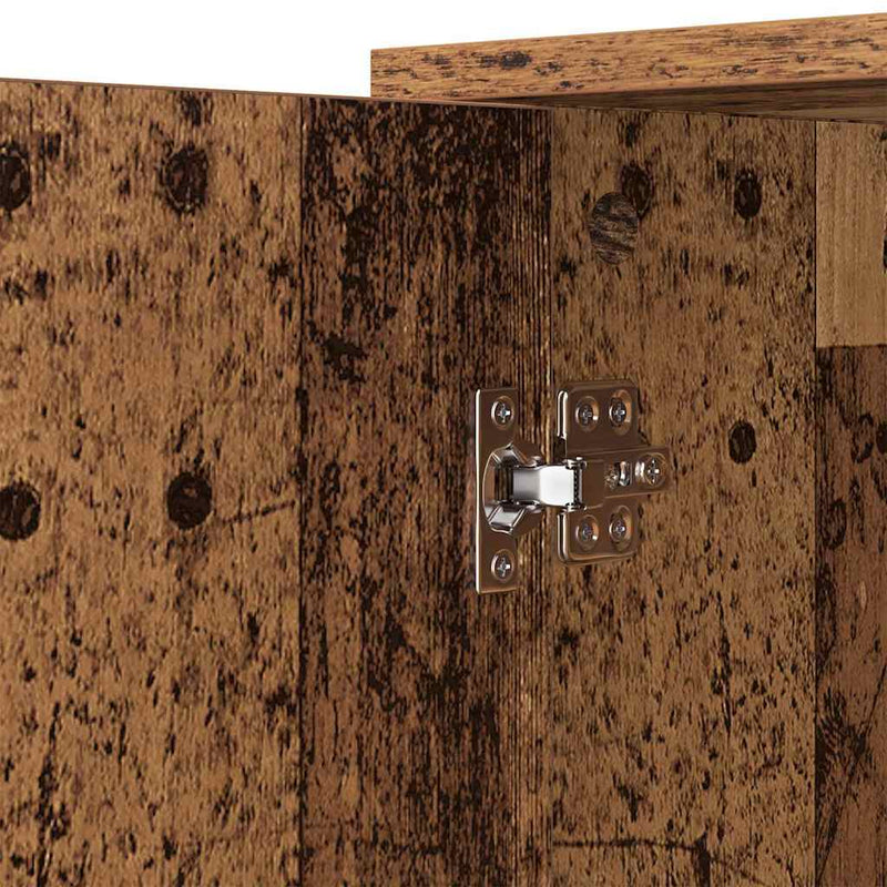 vidaXL Széf Öreg fa 100 x 33 x 75 cm Faanyag