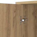 vidaXL Széf Artisan tölgy 100 x 33 x 75 cm Faanyag