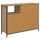 vidaXL Széf Artisan tölgy 100 x 33 x 75 cm Faanyag