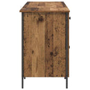 vidaXL Számítógépes asztal fiókkal Öreg fa 131 x 48 x 75 cm Faanyag