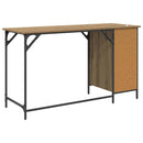 vidaXL Számítógépes asztal Artisan tölgy 131 x 48 x 75 cm Faanyag