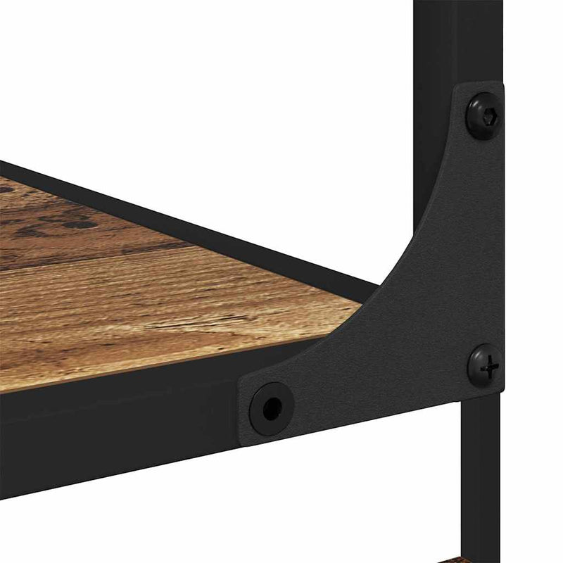 vidaXL Könyvszekrény Régi fa 81 x 36 x 176 cm Faanyag