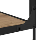 vidaXL Könyvszekrény kézműves tölgy 81 x 36 x 176 cm Faanyag