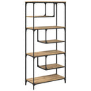 vidaXL Könyvszekrény kézműves tölgy 81 x 36 x 176 cm Faanyag