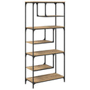 vidaXL Könyvszekrény kézműves tölgy 81 x 36 x 176 cm Faanyag