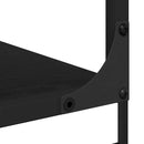 vidaXL Könyvszekrény Musta tammi 81 x 36 x 176 cm Faanyag