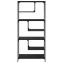 vidaXL Könyvszekrény Musta tammi 81 x 36 x 176 cm Faanyag