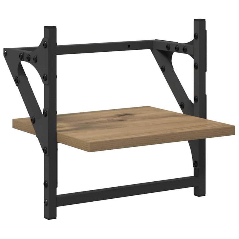 vidaXL Fali polc készlet 6 pcs Artisan tölgy 100 x 25 x 30 cm Faanyag