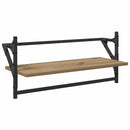 vidaXL Fali polc készlet 6 pcs Artisan tölgy 100 x 25 x 30 cm Faanyag