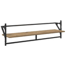 vidaXL Fali polc készlet 6 pcs Artisan tölgy 100 x 25 x 30 cm Faanyag
