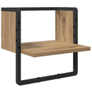 vidaXL Fali polc készlet 4 pcs Artisan tölgy 65 x 25 x 30 cm Faanyag