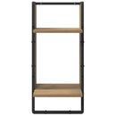 vidaXL Fali polc készlet 4 pcs Artisan tölgy 65 x 25 x 30 cm Faanyag