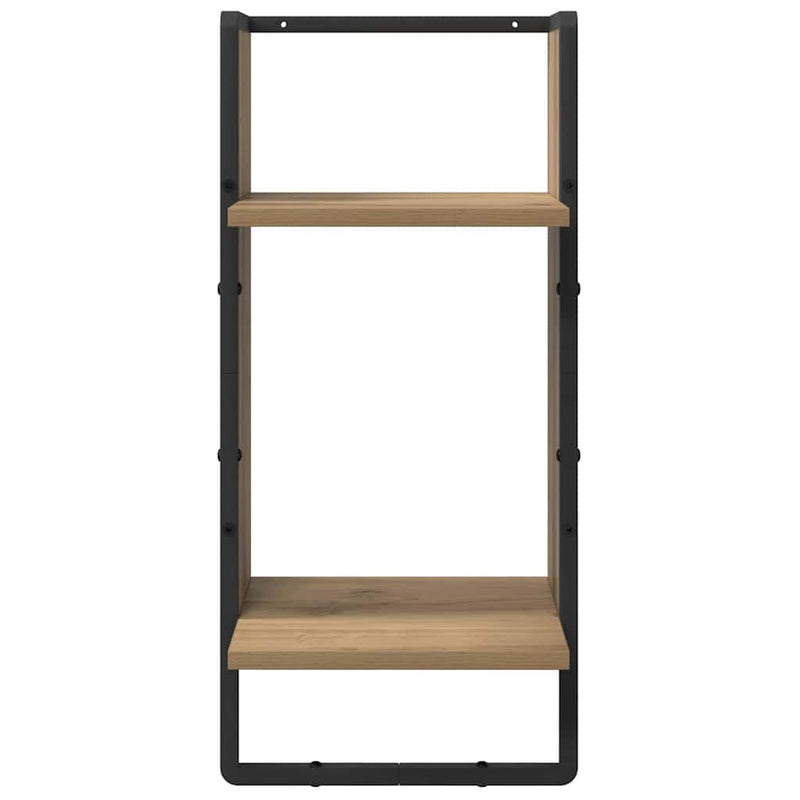 vidaXL Fali polc készlet 4 pcs Artisan tölgy 65 x 25 x 30 cm Faanyag