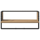 vidaXL Fali polc készlet 4 pcs Artisan tölgy 65 x 25 x 30 cm Faanyag