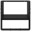 vidaXL Fali polc készlet 4 pcs Fekete tölgy 65 x 25 x 30 cm Faanyag