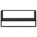 vidaXL Fali polc készlet 4 pcs Fekete tölgy 65 x 25 x 30 cm Faanyag