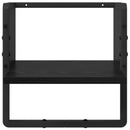 vidaXL Fali polc készlet 4 pcs Fekete tölgy 65 x 25 x 30 cm Faanyag