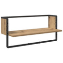 vidaXL Fali polc készlet 6 pcs Artisan tölgy 100 x 25 x 30 cm Faanyag