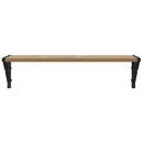 vidaXL Falpolcok 2 pcs Artisan tölgy 60 x 15 x 15,5 cm Faanyag