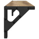 vidaXL Falpolcok 2 pcs Artisan tölgy 60 x 15 x 15,5 cm Faanyag