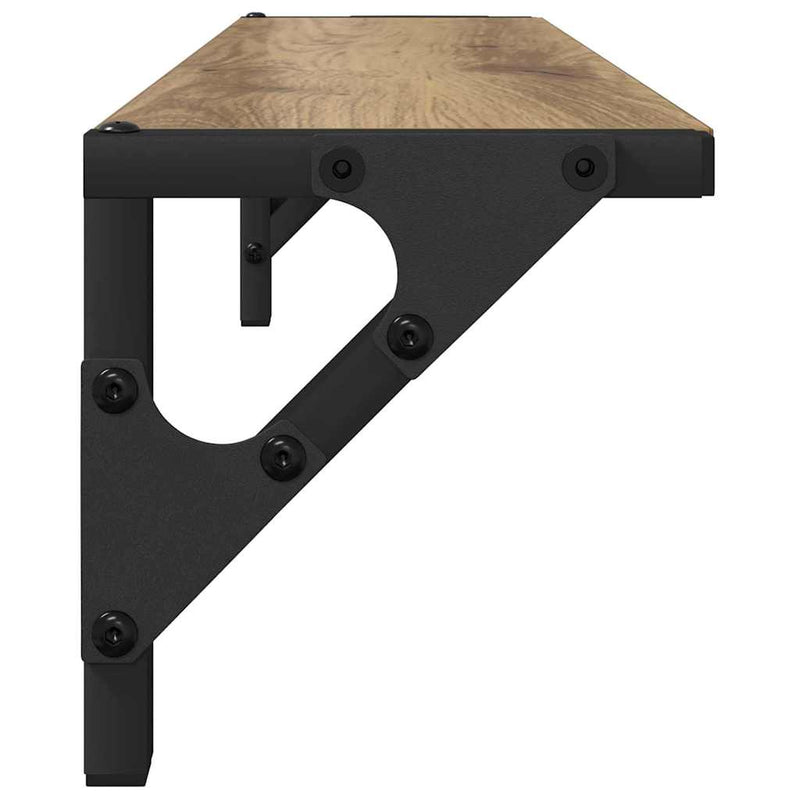 vidaXL Falpolcok 2 pcs Artisan tölgy 60 x 15 x 15,5 cm Faanyag