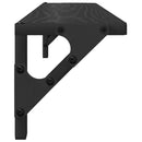 vidaXL Falpolcok 2 pcs Fekete tölgy 60 x 15 x 15,5 cm Faanyag