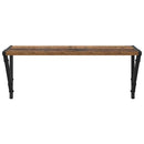 vidaXL Falpolcok polcokkal 2 pcs Öreg fa 60 x 25 x 25,5 cm Faanyag