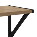 vidaXL Falpolcok 2 pcs Artisan tölgy 60 x 25 x 25,5 cm Faanyag