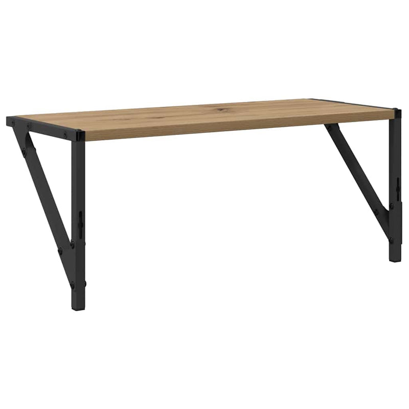 vidaXL Falpolcok 2 pcs Artisan tölgy 60 x 25 x 25,5 cm Faanyag