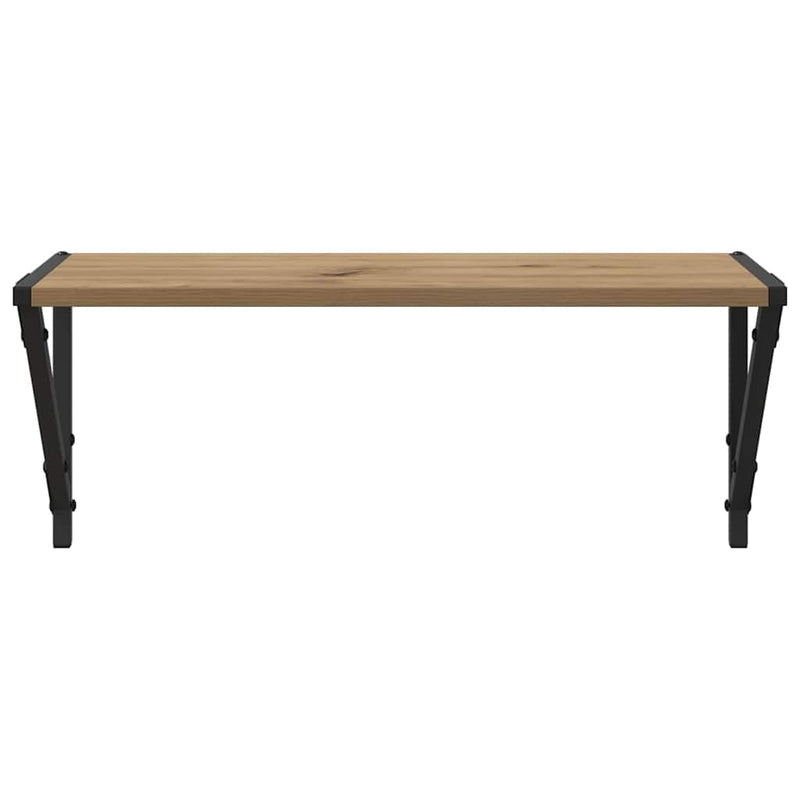 vidaXL Falpolcok 2 pcs Artisan tölgy 60 x 25 x 25,5 cm Faanyag