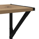 vidaXL Falpolcok 2 pcs Artisan tölgy 80 x 25 x 25,5 cm Faanyag