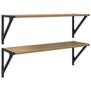 vidaXL Falpolcok 2 pcs Artisan tölgy 80 x 25 x 25,5 cm Faanyag