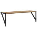 vidaXL Falpolcok 2 pcs Artisan tölgy 80 x 25 x 25,5 cm Faanyag