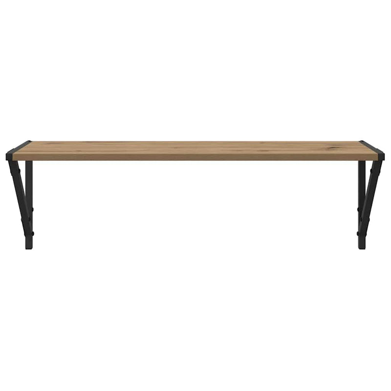 vidaXL Falpolcok 2 pcs Artisan tölgy 80 x 25 x 25,5 cm Faanyag