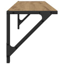 vidaXL Falpolcok 2 pcs Artisan tölgy 80 x 25 x 25,5 cm Faanyag