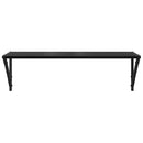 vidaXL Falpolcok 2 pcs Fekete tölgy 80 x 25 x 25,5 cm Faanyag