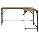 vidaXL Asztal Öreg fa 149 x 149 x 75 cm Faanyag