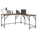 vidaXL Asztal Öreg fa 149 x 149 x 75 cm Faanyag