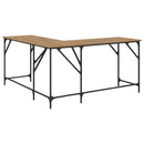 vidaXL Asztal Artisan tölgy 149 x 149 x 75 cm Faanyag