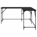 vidaXL Asztal Fekete tölgy 149 x 149 x 75 cm Faanyag