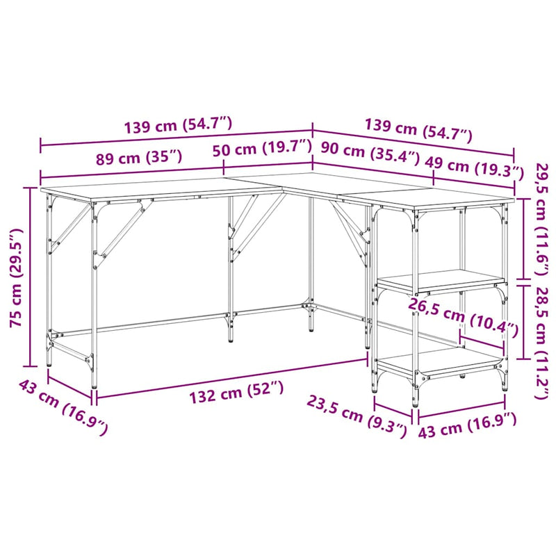 vidaXL Asztal Öreg fa 139 x 139 x 75 cm Faanyag