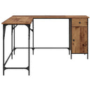 vidaXL Asztal Öreg fa 141 x 141 x 75 cm Faanyag