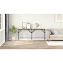vidaXL Konzolasztal Öreg fa 180 x 30 x 75 cm Faanyag