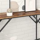 vidaXL Konzolasztal Öreg fa 180 x 30 x 75 cm Faanyag