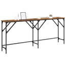 vidaXL Konzolasztal Öreg fa 180 x 30 x 75 cm Faanyag