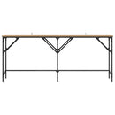 vidaXL Konzolasztal Artisan tölgy 180 x 30 x 75 cm Faanyag